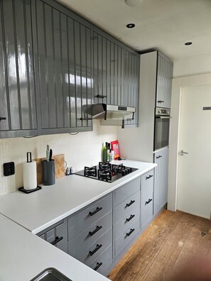Kühlschrank, Ofen, Herdplatte, Geschirrspüler