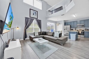 TV, video games, books, offices