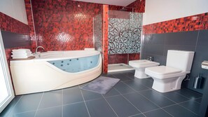 Shower, hair dryer - Casa privada con piscina y barbacoa en chiclana (Chiclana de la Frontera)