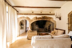 Fireplace, ping pong