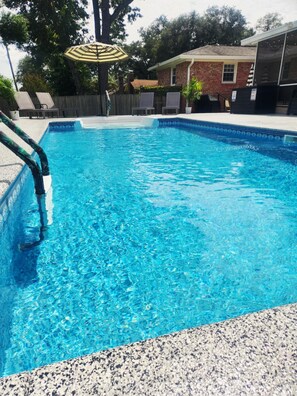 Alberca al aire libre 