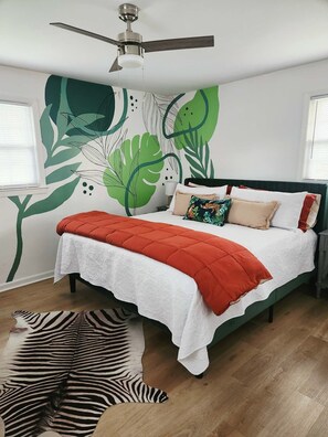 3 bedrooms, desk, iron/ironing board, free WiFi