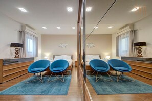 3 soverom, skrivebord, strykejern/-brett og wi-fi