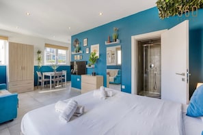 1 Schlafzimmer, Schreibtisch, Bügeleisen/Bügelbrett, WLAN