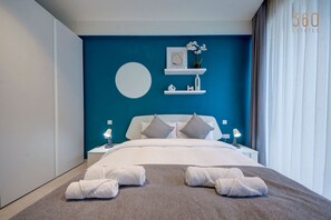 1 soveværelse, skrivebord, strygejern/strygebræt, Wi-Fi