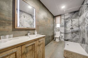 Towels, soap, toilet paper