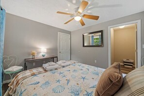 2 slaapkamers, een strijkplank/strijkijzer, gratis wifi, beddengoed