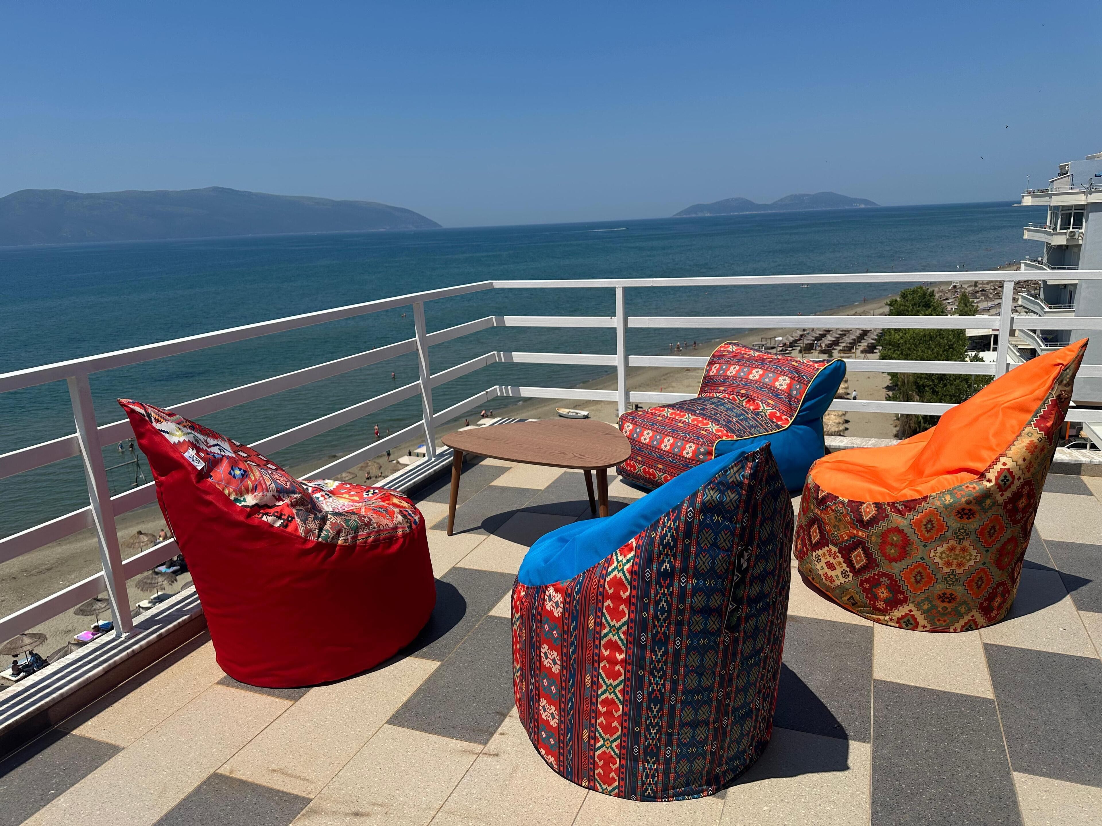 华丽套房, 阳台, 海景 | 阳台