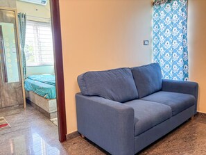 Căn hộ Deluxe, quang cảnh thành phố | Khu phòng khách