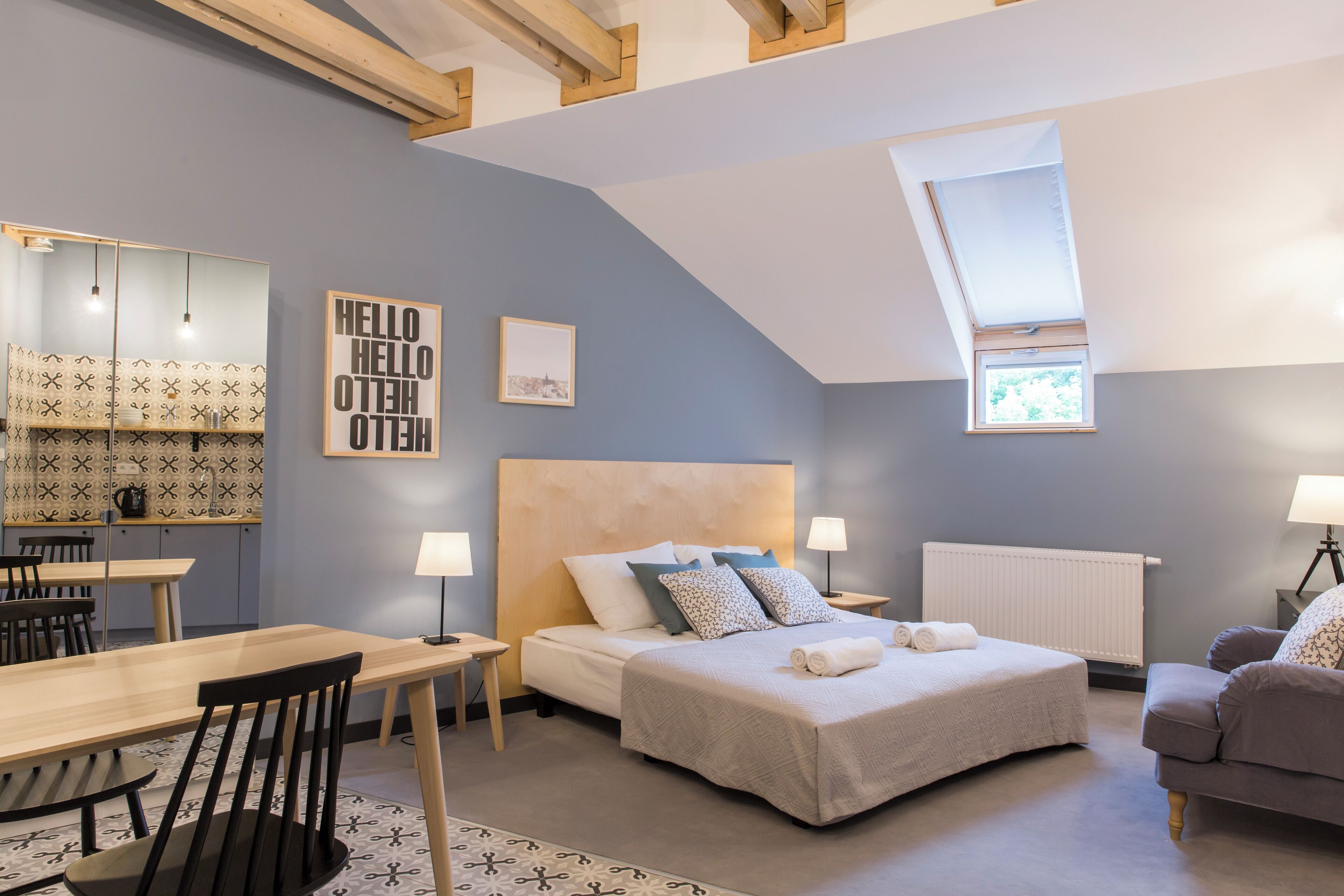 Apartamento superior | Ropa de cama hipoalergénica, cuna de viaje, wifi gratis y ropa de cama