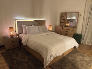 1 habitación, tabla de planchar con plancha, wifi y ropa de cama