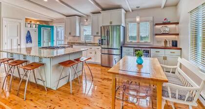 Bright and Modern Luxe on Long. Peloton bike in unit