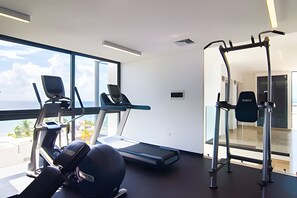 Fitness facility - Privileged Terrace with Hot Tub / Pool Ocean Views (Playa del Carmen)