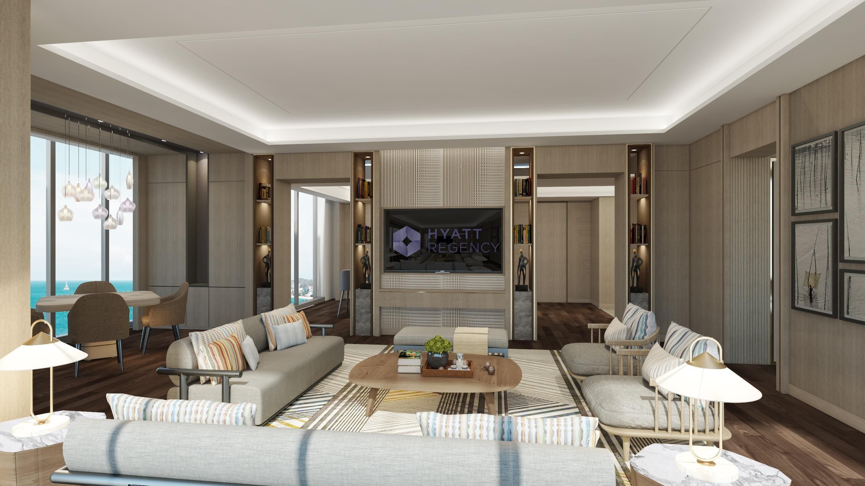 Executive Suite, 1 King Bed, Ocean View | Minibar, in-room safe, iron/ironing board, free WiFi