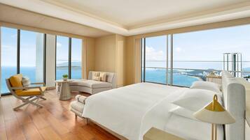 Ropa de cama de alta calidad, edredón y minibar