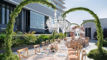 Espace mariage en plein air