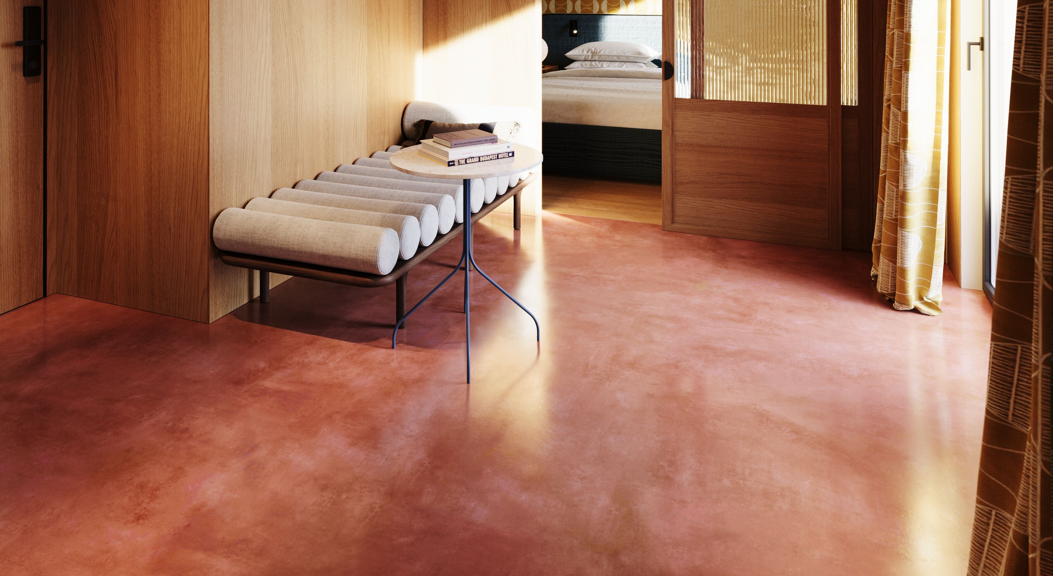 Junior Suite, Courtyard View (Urban Pateo Suite) | Living area | 42-cm LED TV with cable channels, pay films, heated floors