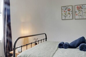 4 bedrooms, iron/ironing board, travel crib, WiFi