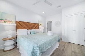 4 bedrooms, travel crib, free WiFi, bed sheets