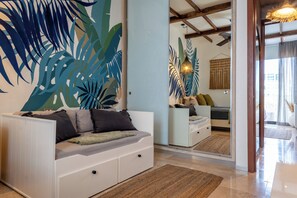 Appartement Luxe, balcon, vue jardin