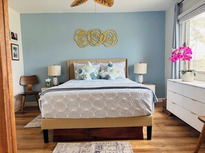 1 habitación, tabla de planchar con plancha, wifi gratis y ropa de cama 