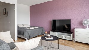 Apartment, Haiwan Kesayangan Dibenarkan, City View | Ruang kerja komputer riba, langsir/tirai gelap terus, Wi-fi percuma 