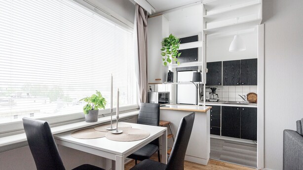Apartment, Haiwan Kesayangan Dibenarkan, City View | Ruang makan