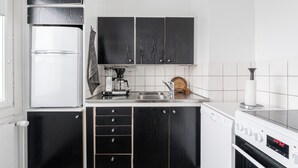 Apartment, Haiwan Kesayangan Dibenarkan, City View | Dapur peribadi | Pembancuh kopi/teh, peti sejuk/penyejuk beku saiz penuh 