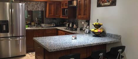 Microwave, oven, stovetop