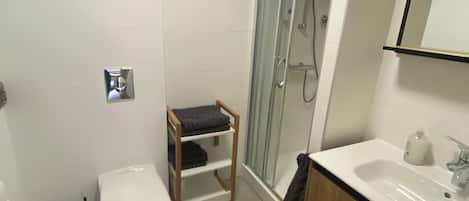 Hårtørrer, håndklæder, Sæbe, Toiletpapir