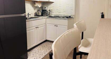 Rear Entry/Camp-In /firepit Basement Family Escape/Lawrenceville with AC, WiFi