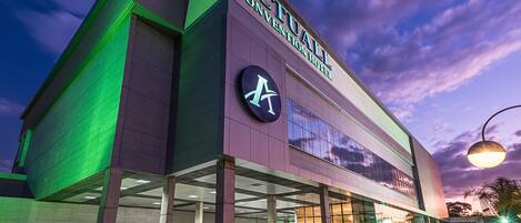 Facciata della struttura