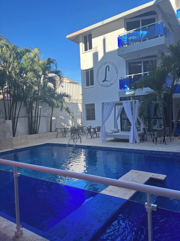 Room, 1 Bedroom, Accessible, Smoking | Pool | Outdoor pool