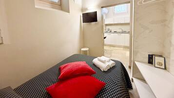 1 Schlafzimmer, kostenloses WLAN, Bettwäsche