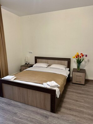 Premium bedding, down comforters, desk, laptop workspace - Narek B&B (Goris)