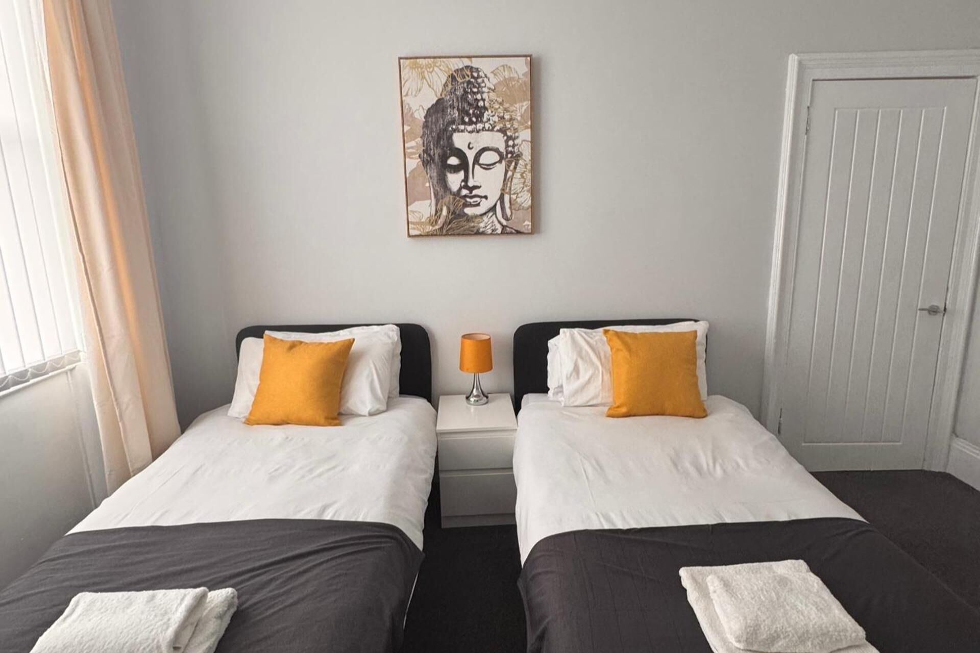 3 kamar tidur, setrika/meja setrika, Wi-Fi gratis, dan seprai linen