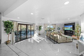 Smart TV, books, music library