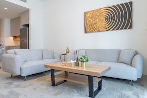 Living area - Vogue, Creek Harbour Creek Crescent Waterfront living (Dubai)