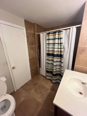 Towels, soap, toilet paper
