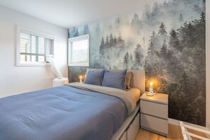2 Schlafzimmer, Zimmersafe, Bügeleisen/Bügelbrett, Reisekinderbett