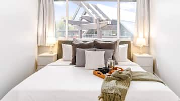 2 Schlafzimmer, Schreibtisch, BĂŒgeleisen/BĂŒgelbrett, Reisekinderbett