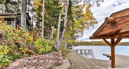 Stone Lake View – Dock, Sauna & Bunkhouse