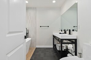 Shower, hair dryer