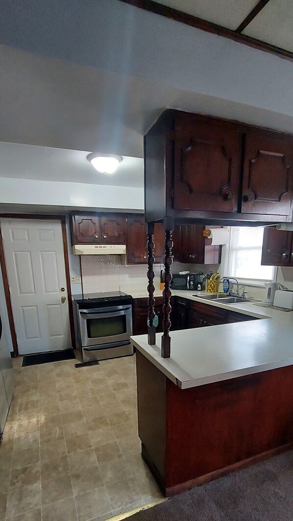 Microwave, oven, stovetop