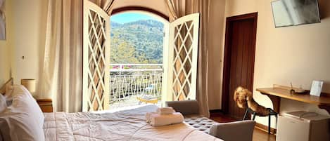Superior Room, Balcony, Mountain View | Minibar, desk, laptop workspace, free WiFi