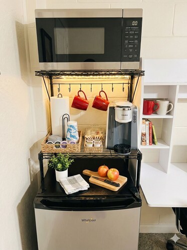 Sanford Suite King Bed Work-Ready with 60” Google TV & Rainfall Shower