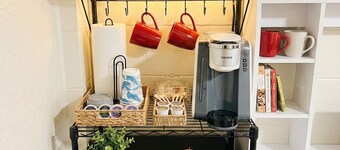 Sanford Suite King Bed Work-Ready with 60” Google TV & Rainfall Shower