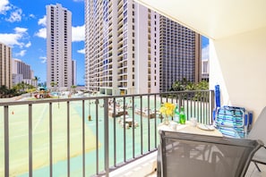 Comfort Condo, 1 King Bed with Sofa bed, Balcony (0112) | Balcony view