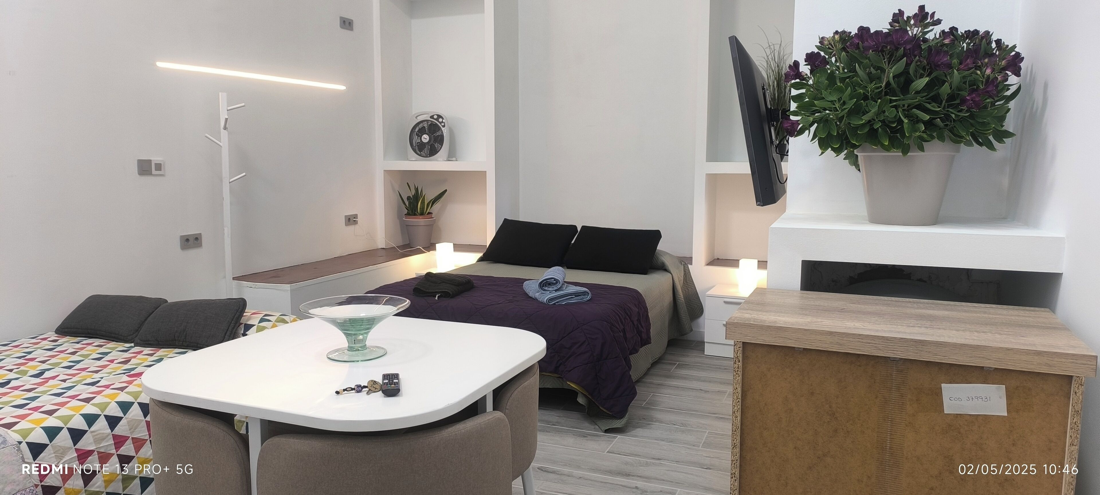 1 chambre, fer et planche à repasser, Wi-Fi, draps fournis