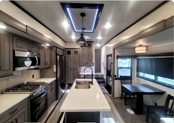 Microwave, oven, stovetop